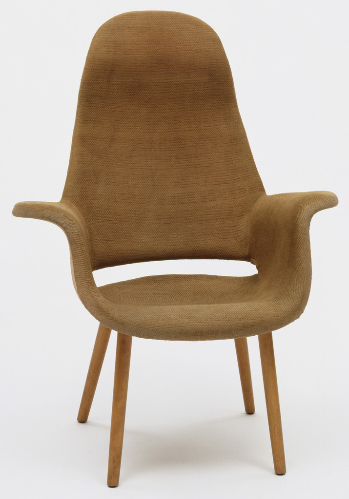 High-Back Armchair by Charles Eames, Eero Saarinen, Marli Ehrman