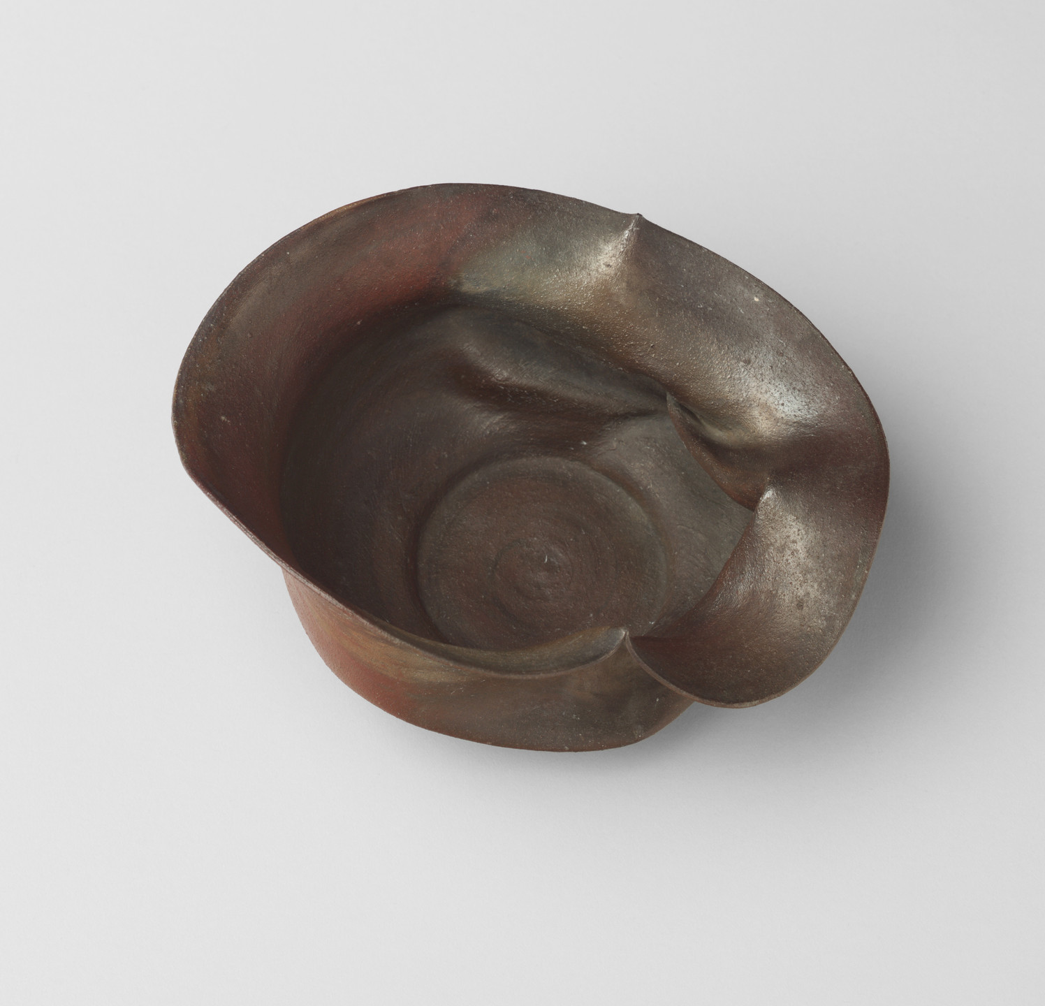 George Ohr. Bowl. c. 1900