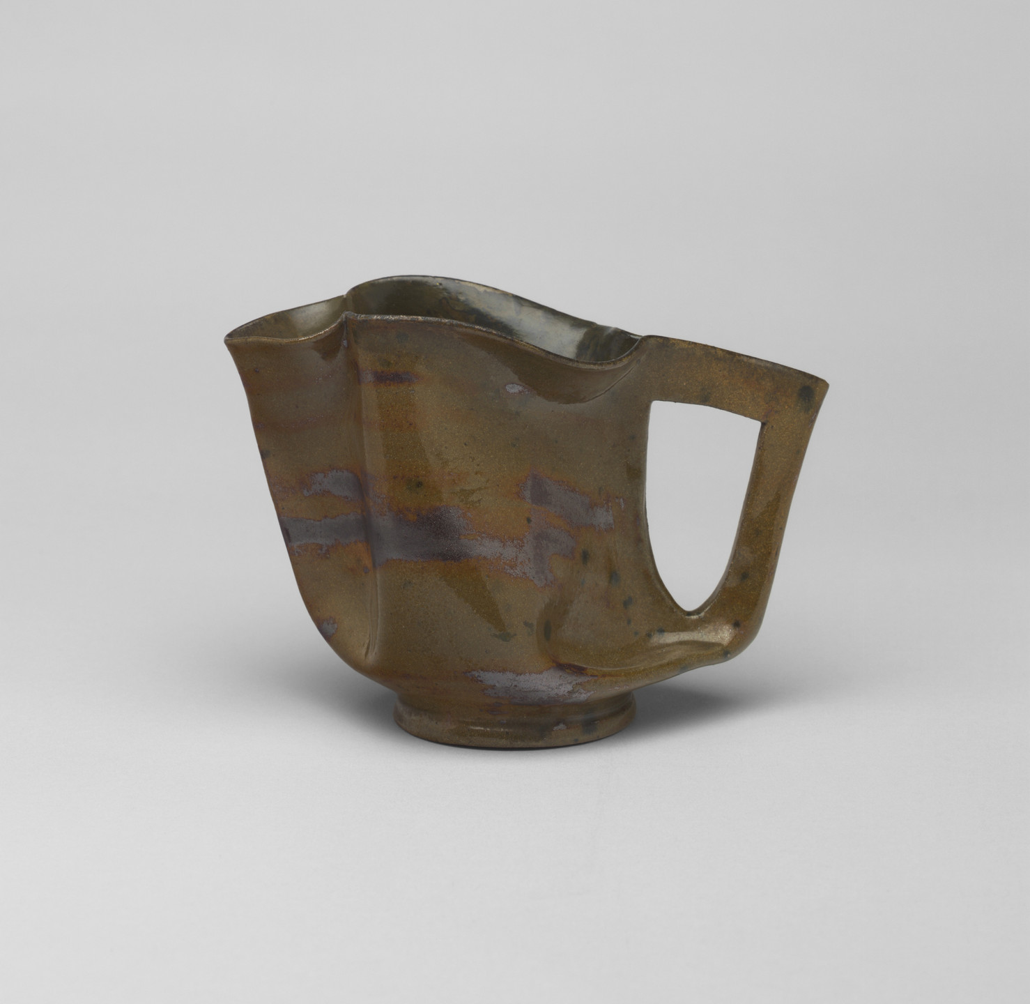 George Ohr. Pitcher. c. 1900