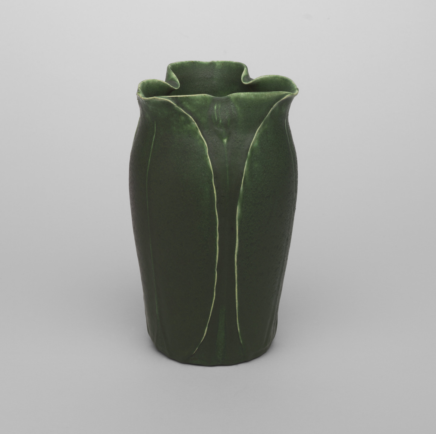 Grueby Faience Company, Boston, MA. Vase. c. 1898-1902