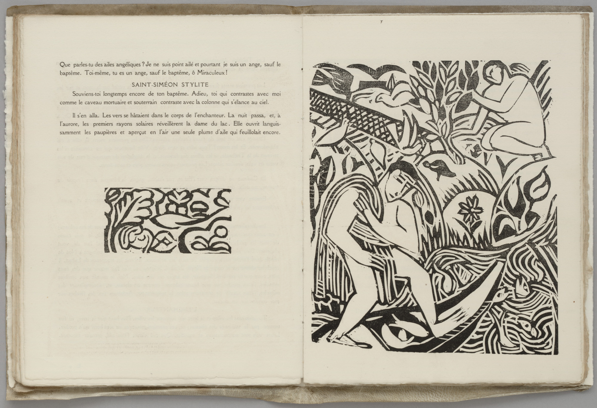André Derain. Tailpiece (folio 25 verso) from L'Enchanteur