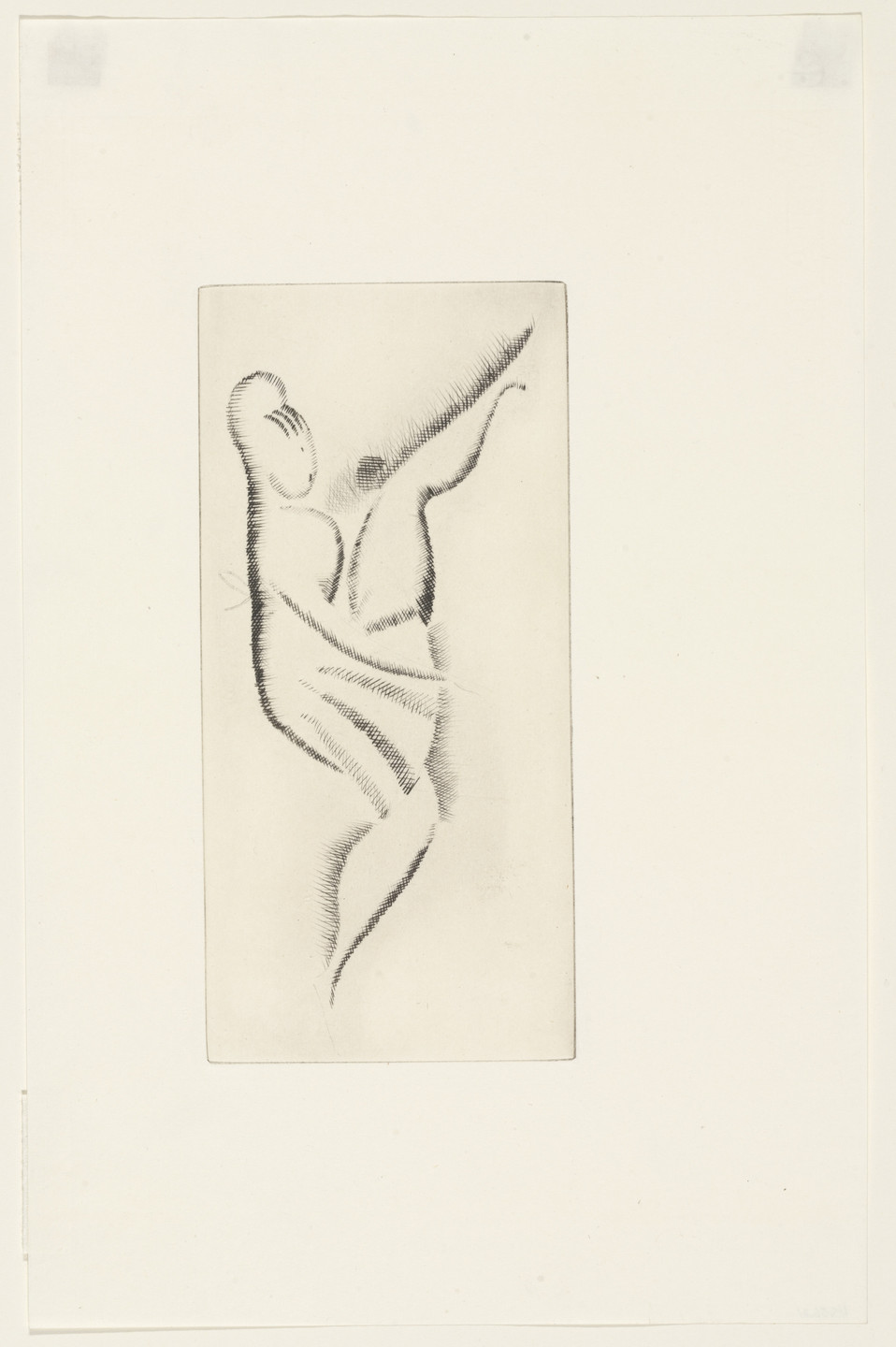 Elie Nadelman. High Kicker from The Drypoints of Elie Nadelman. 1951, published 1952