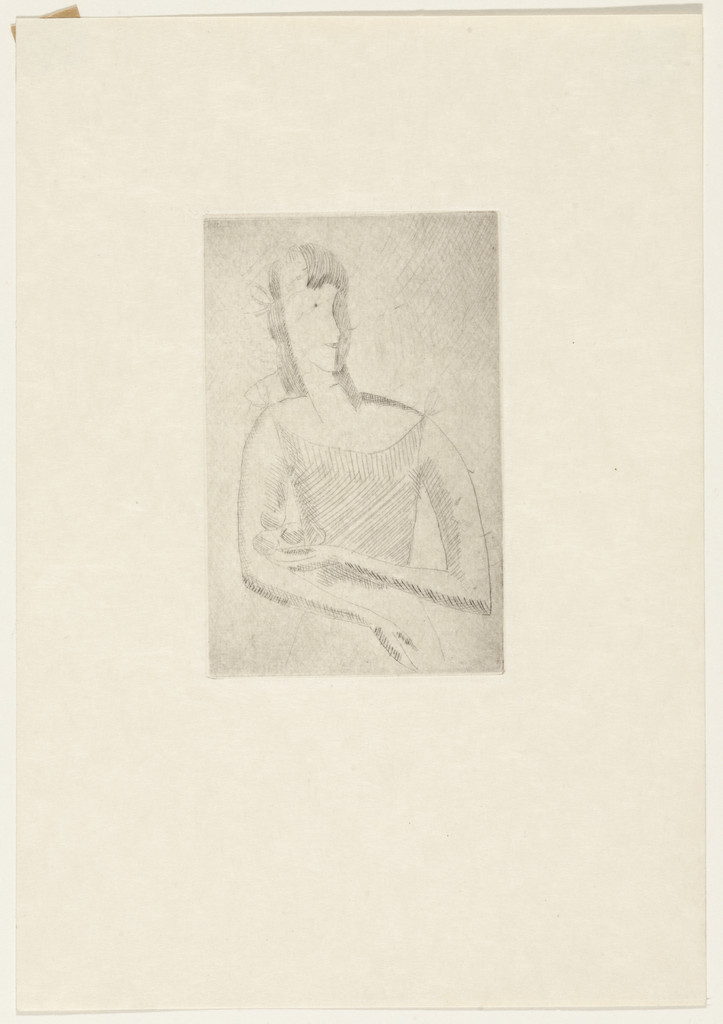Female Figure from The Drypoints of Elie Nadelman