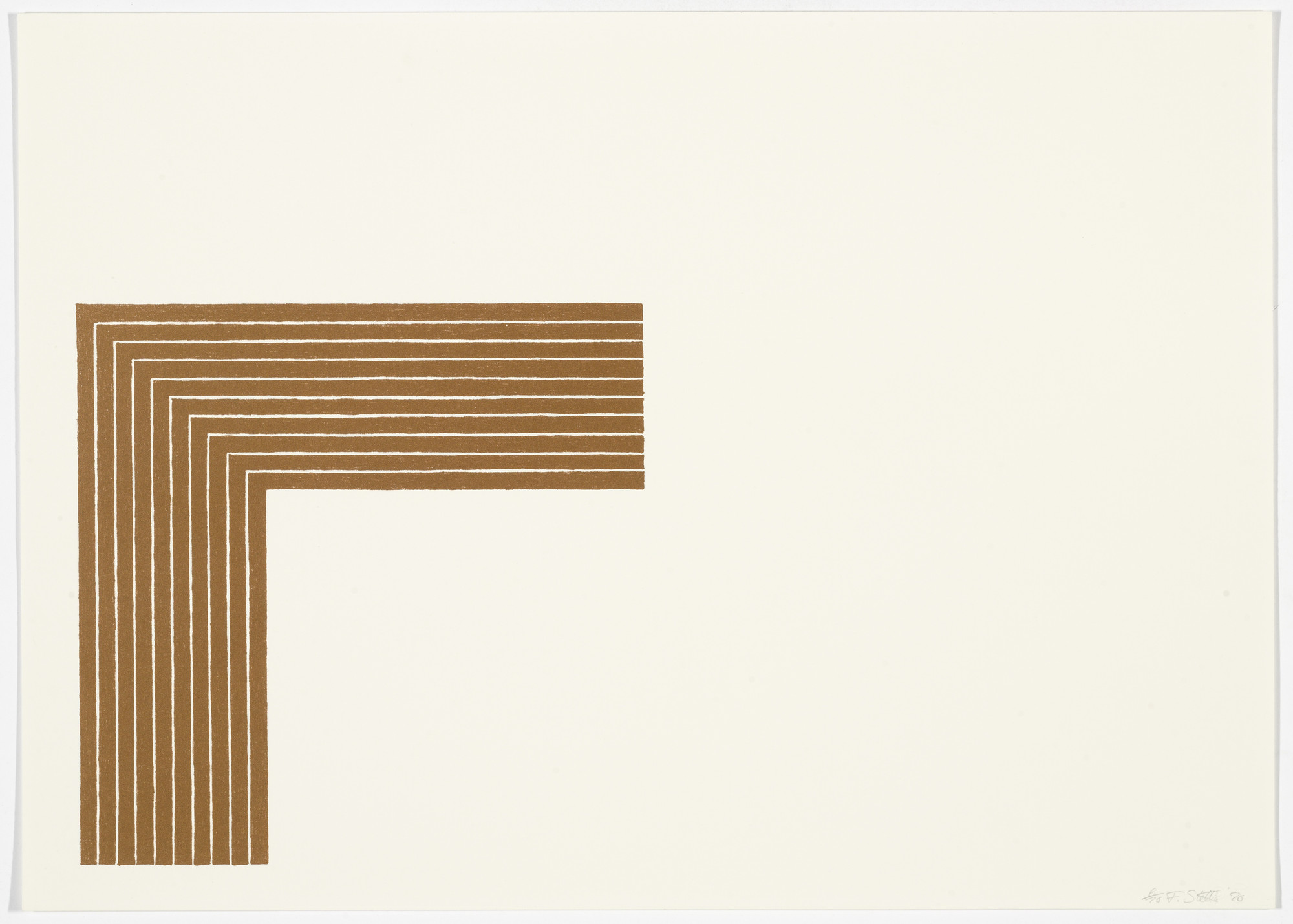 Frank Stella. Creede I from Copper Series