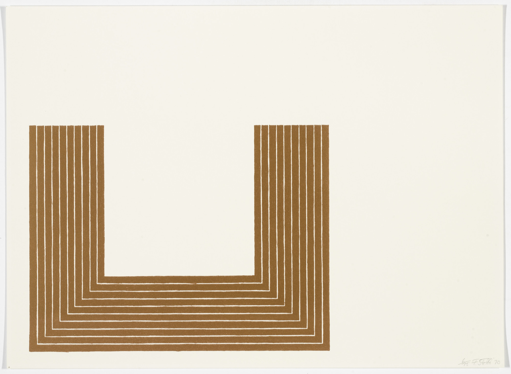 Frank Stella. Lake City from Copper Series