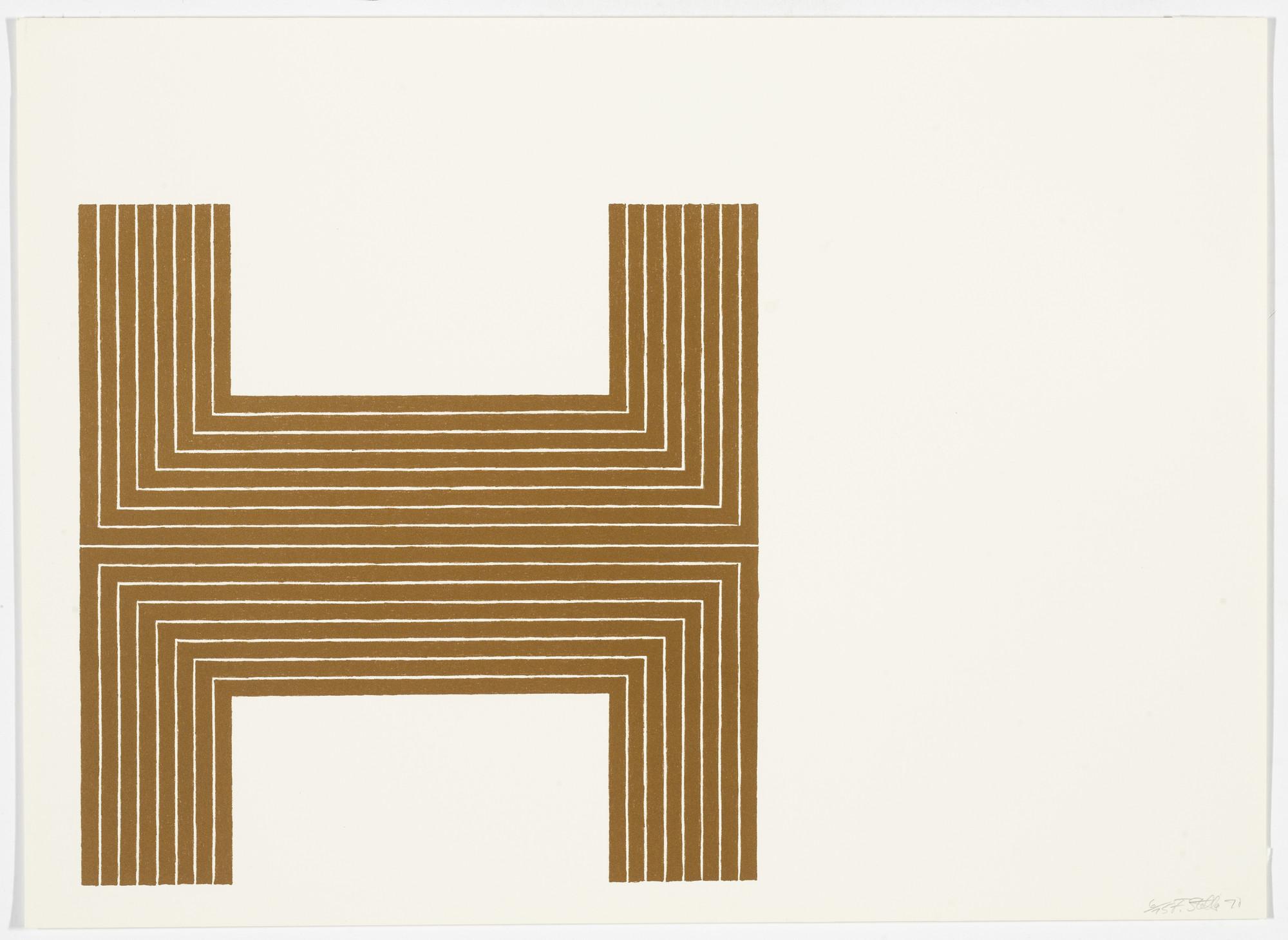 Frank Stella. Pagosa Springs from Copper Series