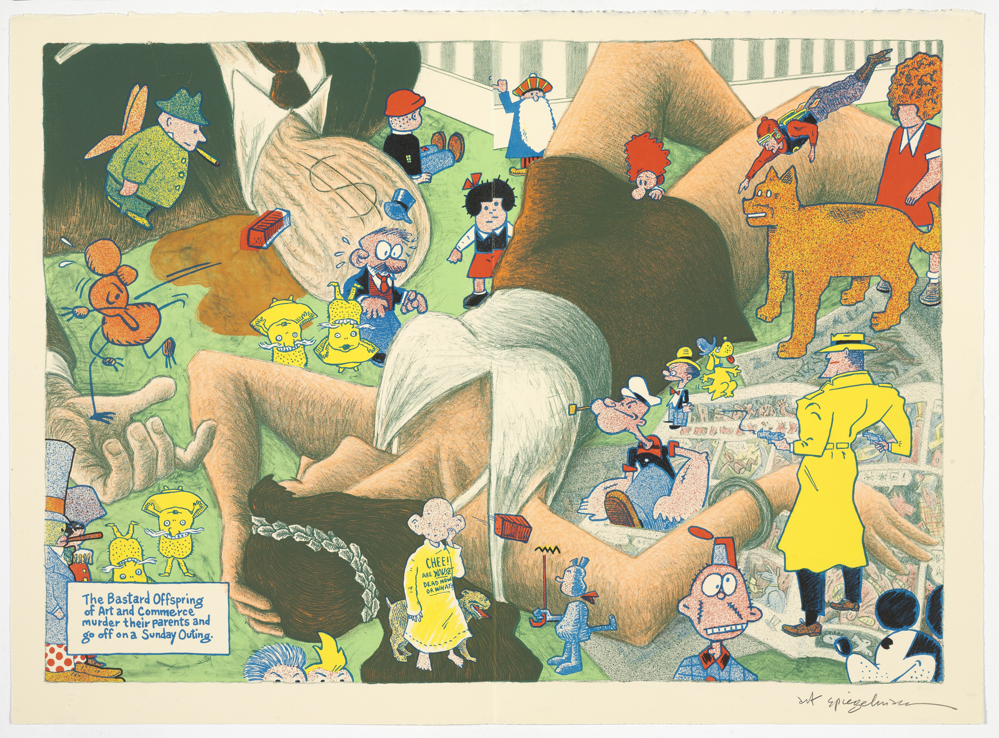 Art Spiegelman. Lead Pipe Sunday. 1989