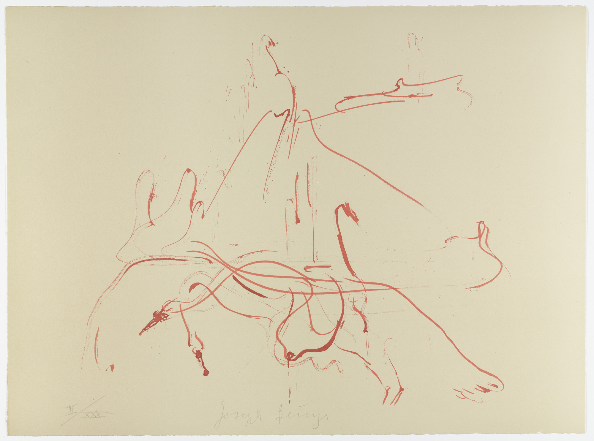 Joseph Beuys Untitled From Homage To Picasso Hommage A Picasso 1973 Moma