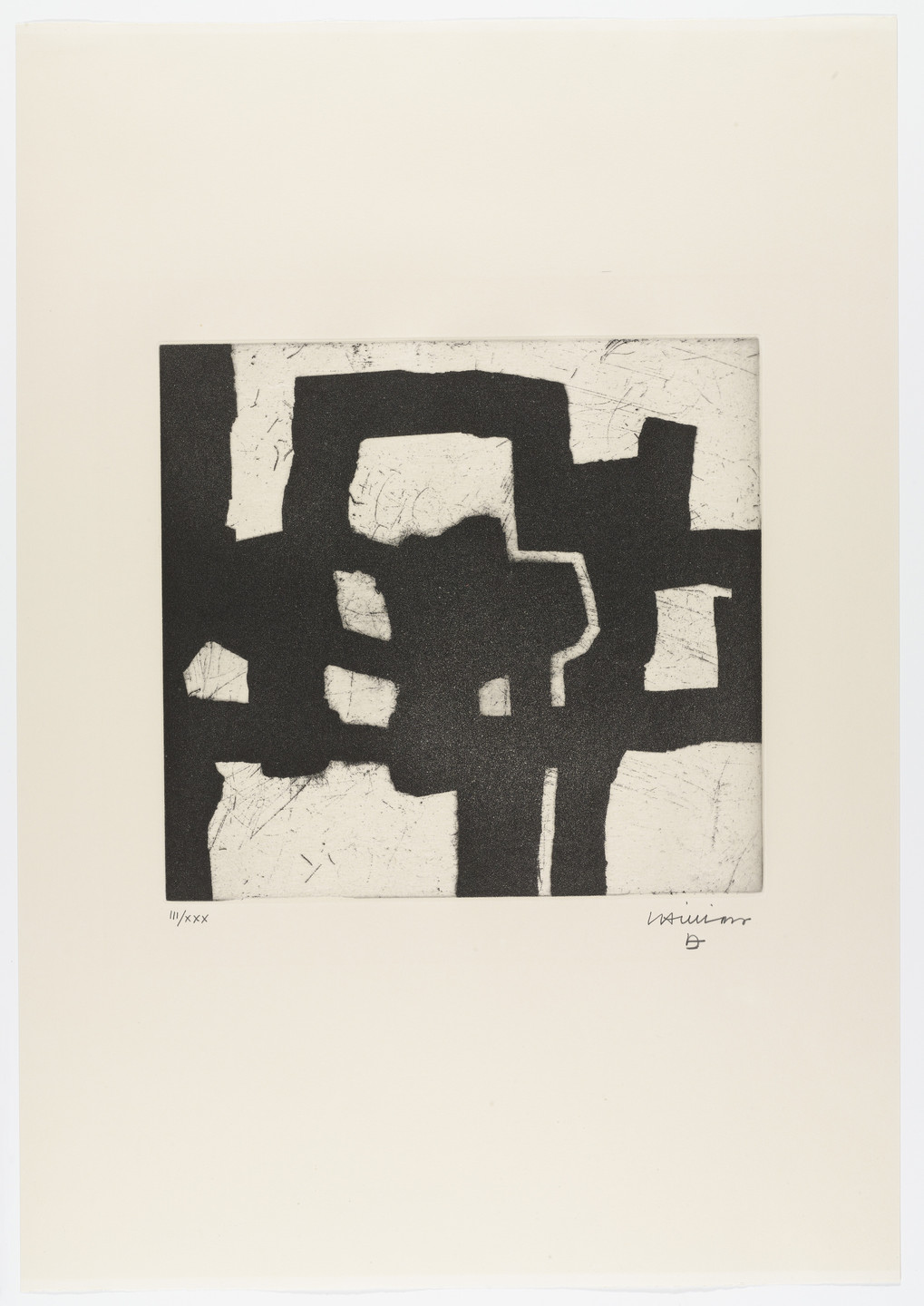 Eduardo Chillida. Untitled from Homage to Picasso (Hommage à Picasso). 1973