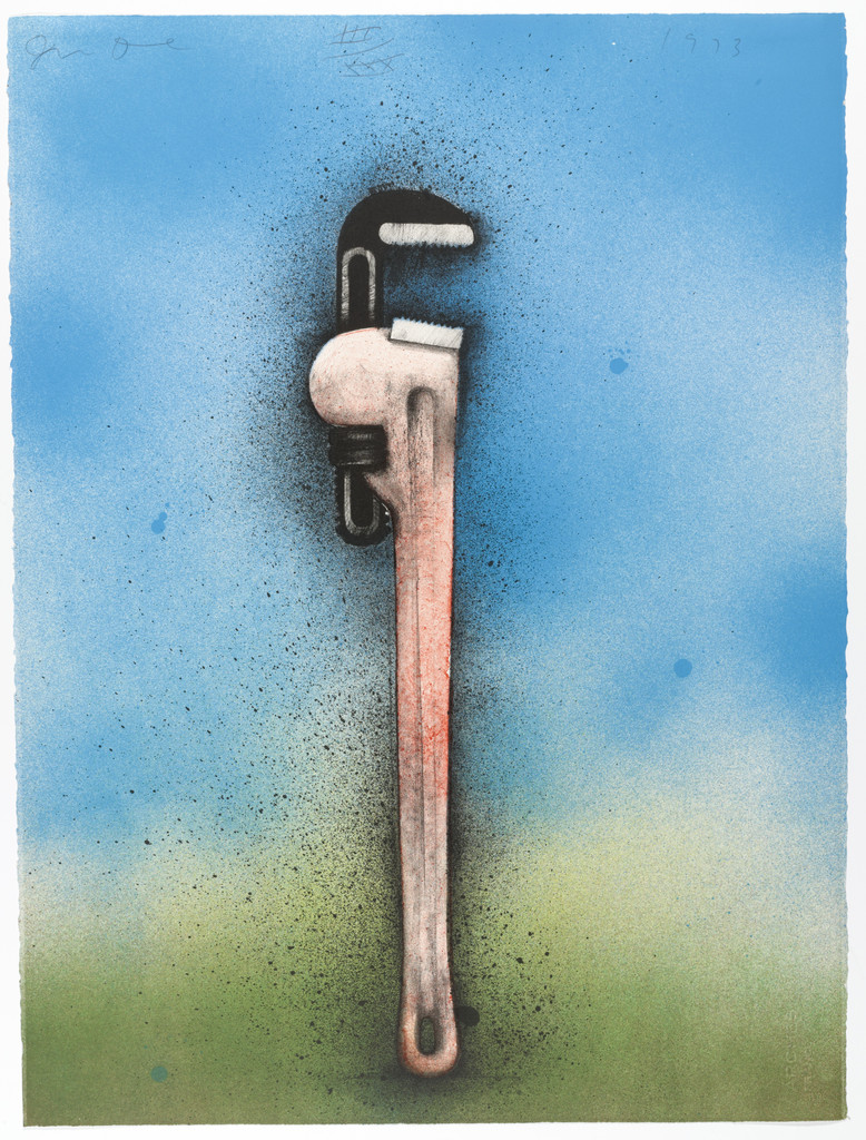 Big Red Wrench in a Landscape from Homage to Picasso (Hommage à Picasso)