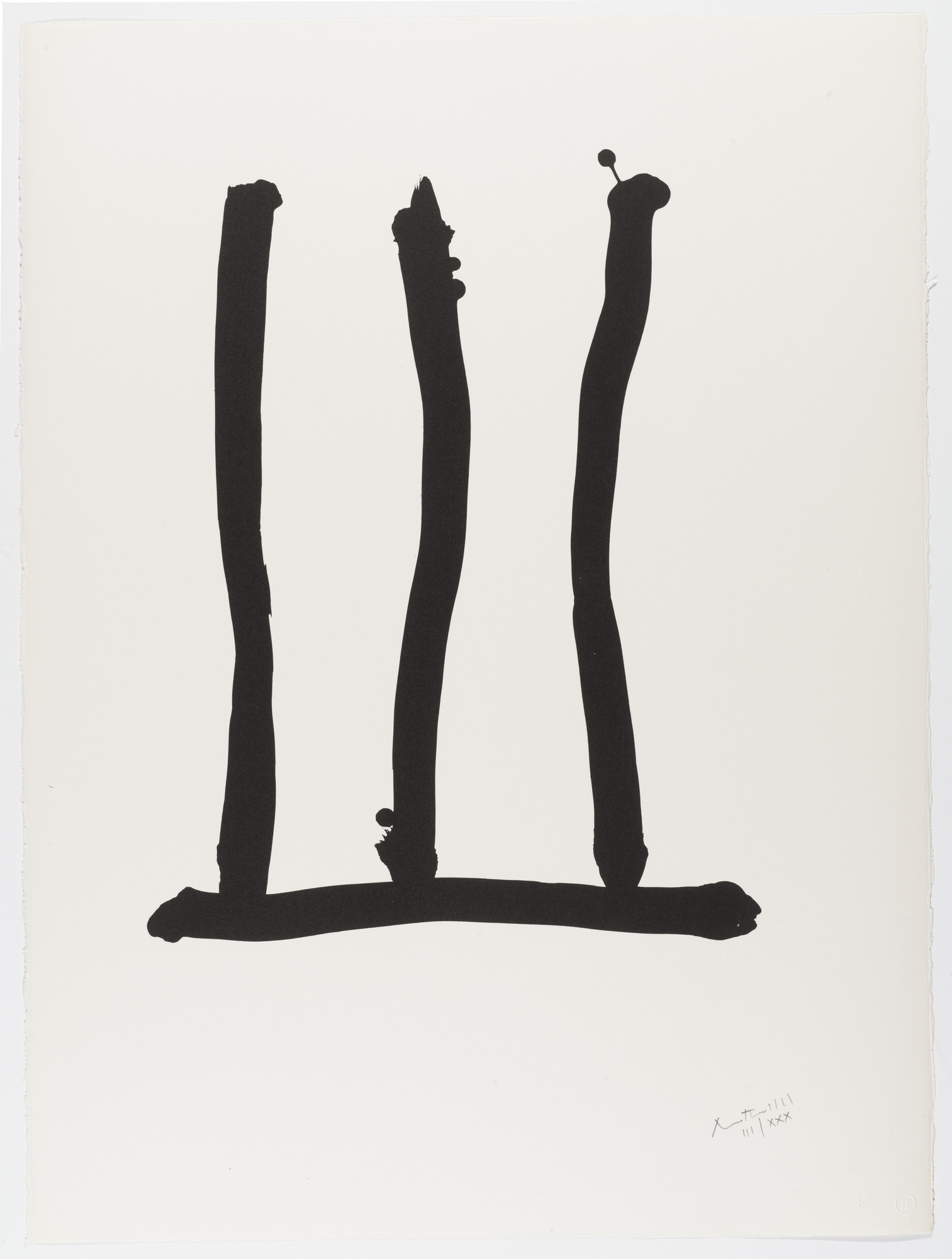 Robert Motherwell. Window from Homage to Picasso (Hommage à Picasso)