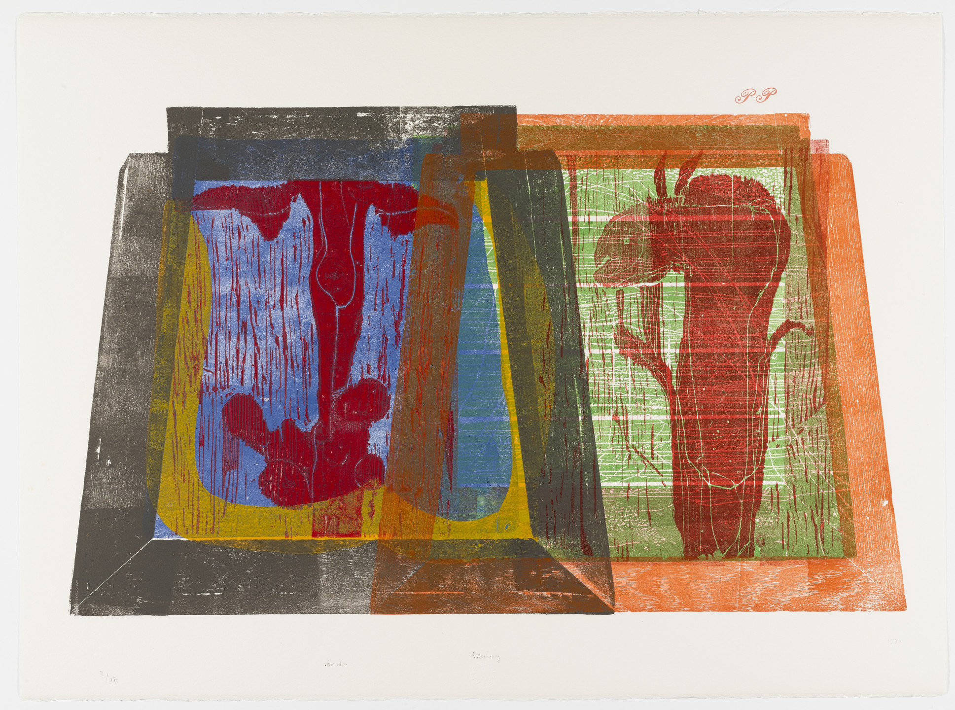Gerhard Altenbourg. Ariadne from Homage to Picasso (Hommage à Picasso). 1973