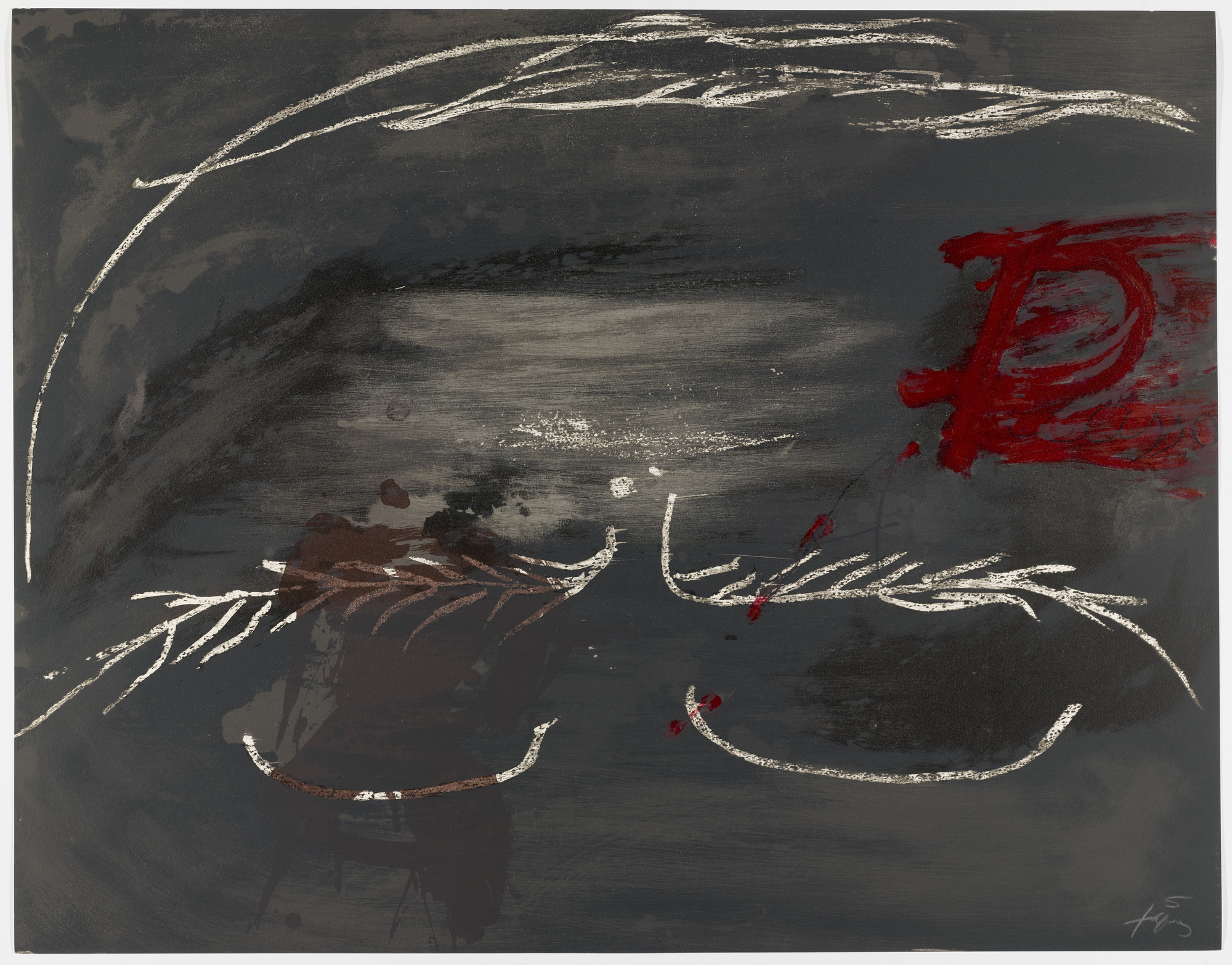 Antoni Tàpies. Untitled from Homage to Picasso (Hommage à Picasso)