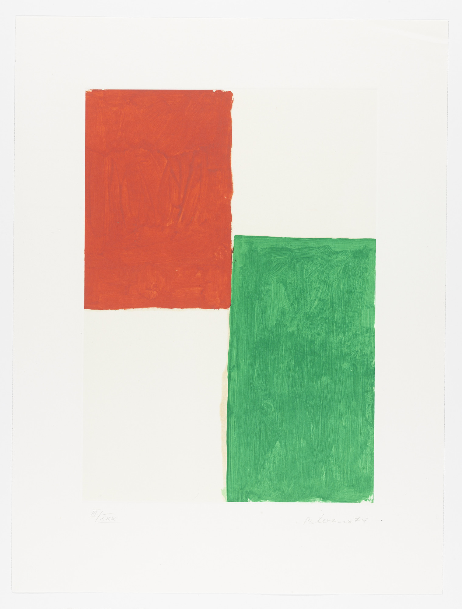 Blinky Palermo. Untitled from Homage to Picasso (Hommage à Picasso)