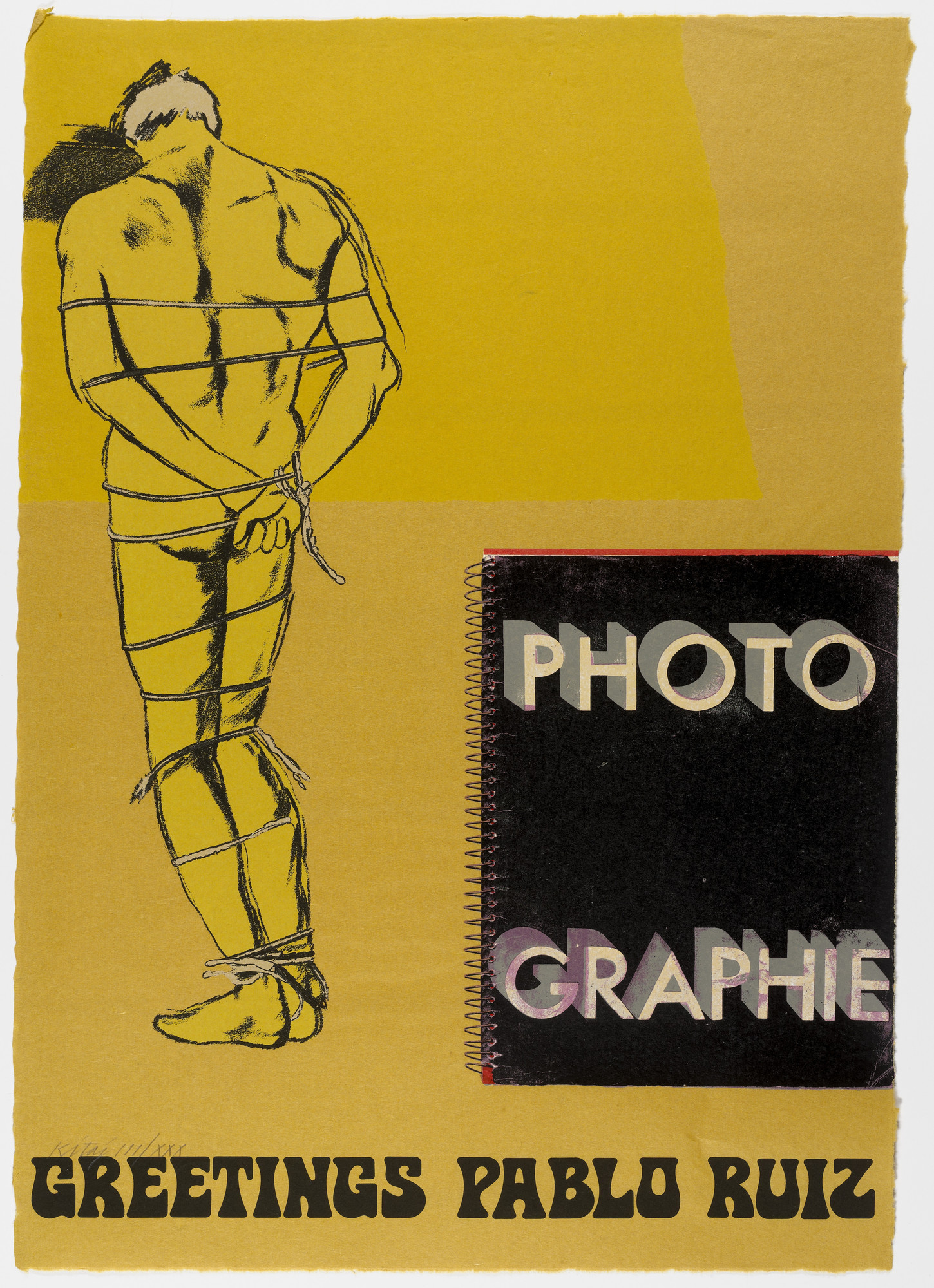 R. B. Kitaj. Greetings Pablo Ruiz from Homage to Picasso (Hommage à Picasso)