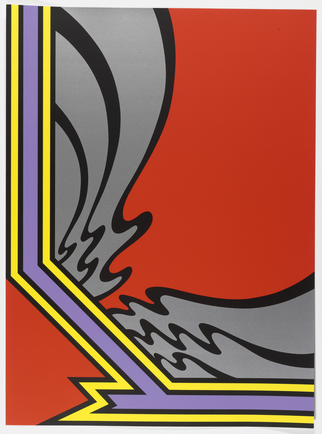 Nicholas Krushenick. Untitled from Homage to Picasso (Hommage à Picasso). 1973