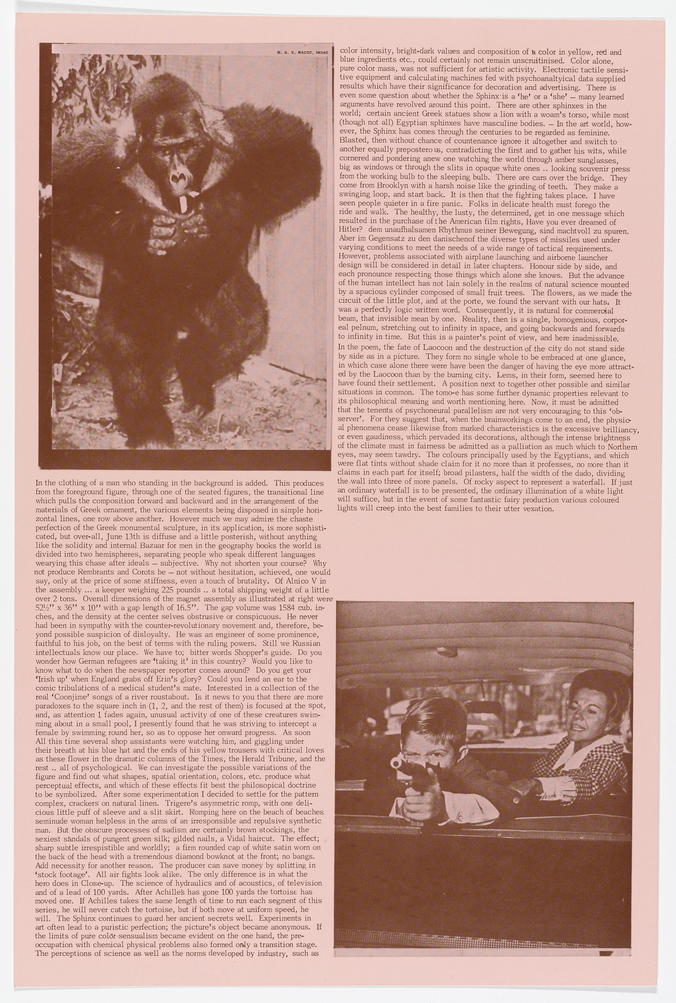 Eduardo Paolozzi. Temporary Variations in Experienced Type from General Dynamic F.U.N.