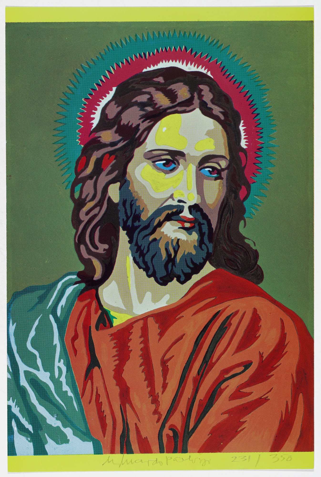 Eduardo Paolozzi. Jesus Colour by Numbers from General Dynamic F.U.N.
