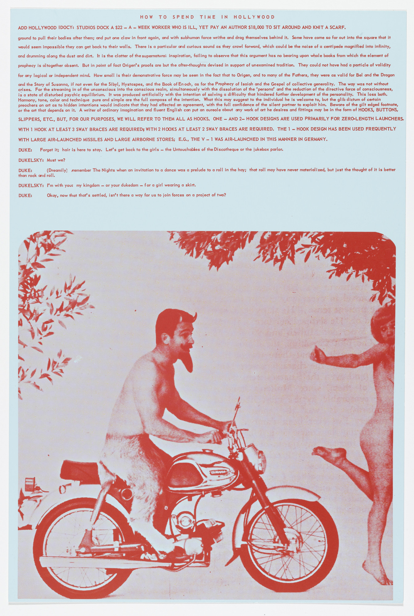 Eduardo Paolozzi. How to Spend Time in Hollywood from General Dynamic F.U.N.
