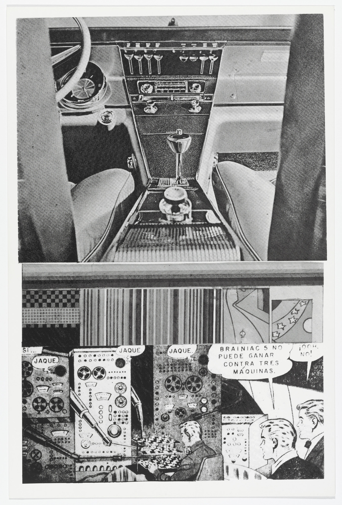 Eduardo Paolozzi. Brainiac 5 no puede ganar contra tres maquinas from General Dynamic F.U.N.