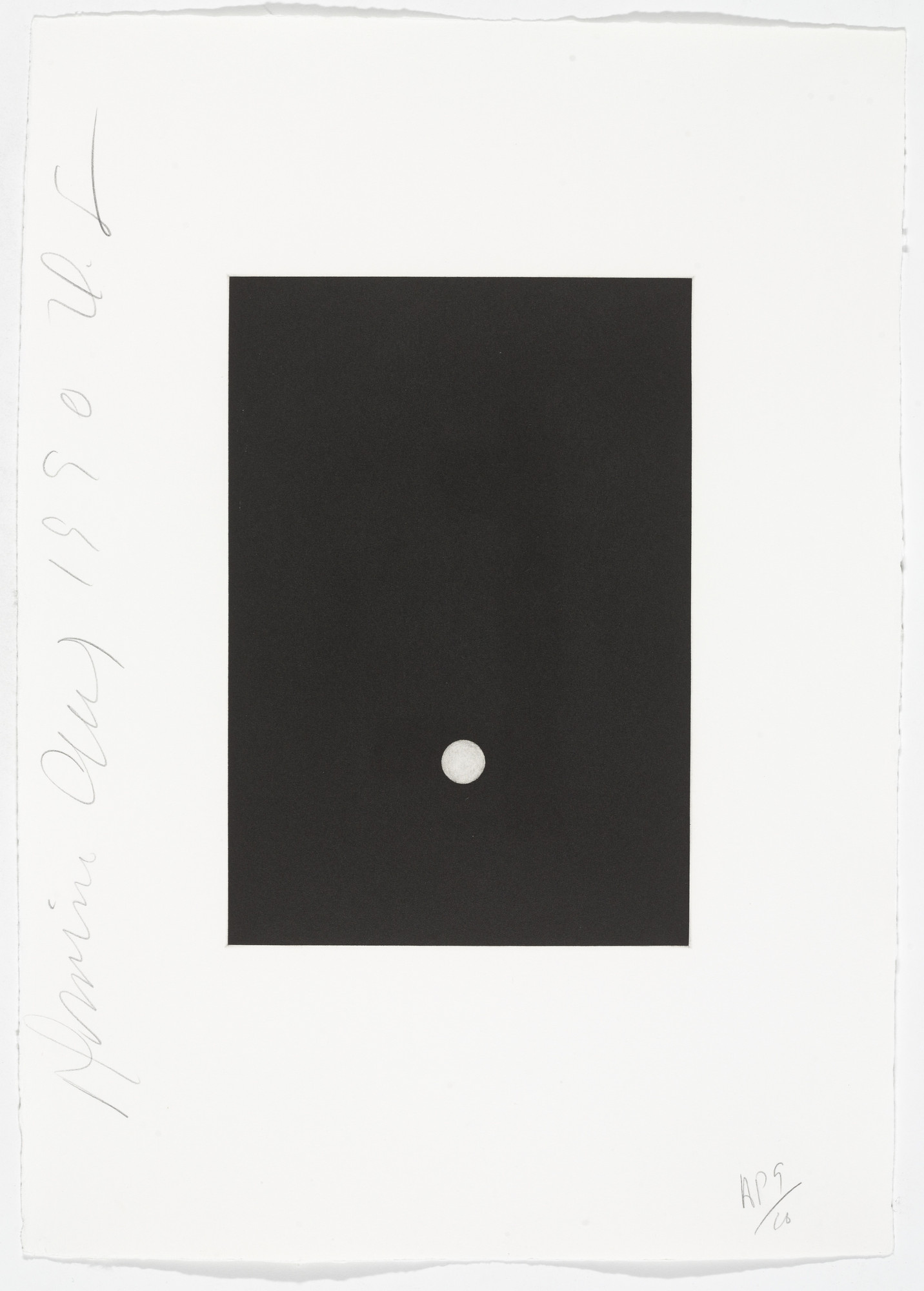 Donald Sultan. Untitled from Dominoes