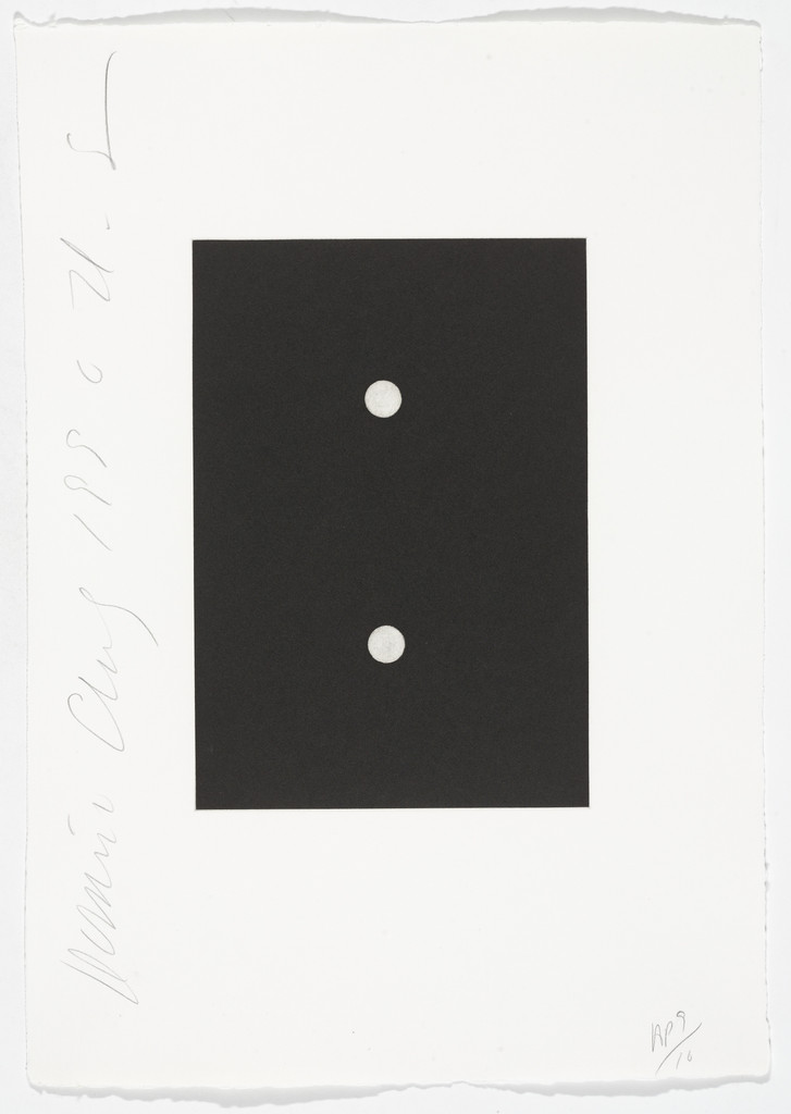 Untitled from Dominoes, Donald Sultan, 1990
