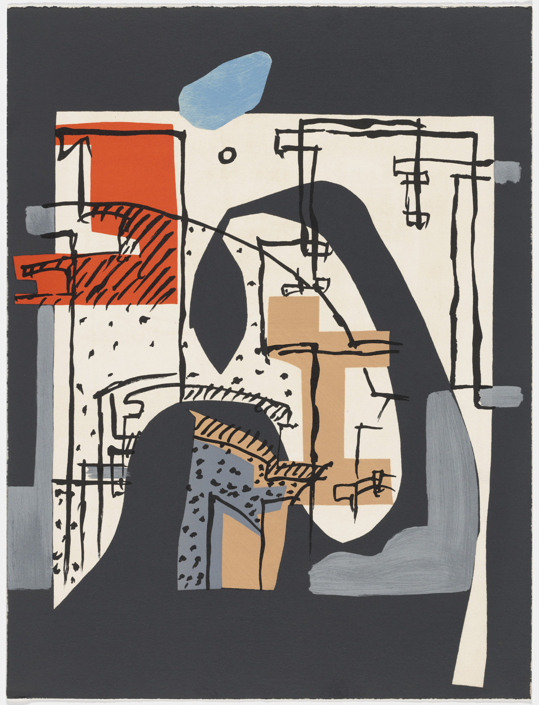 Le Corbusier (Charles-Édouard Jeanneret). Plate (page 139) from Le Poème de l'angle droit (The Poem of the Right Angle). 1947–53, published 1955