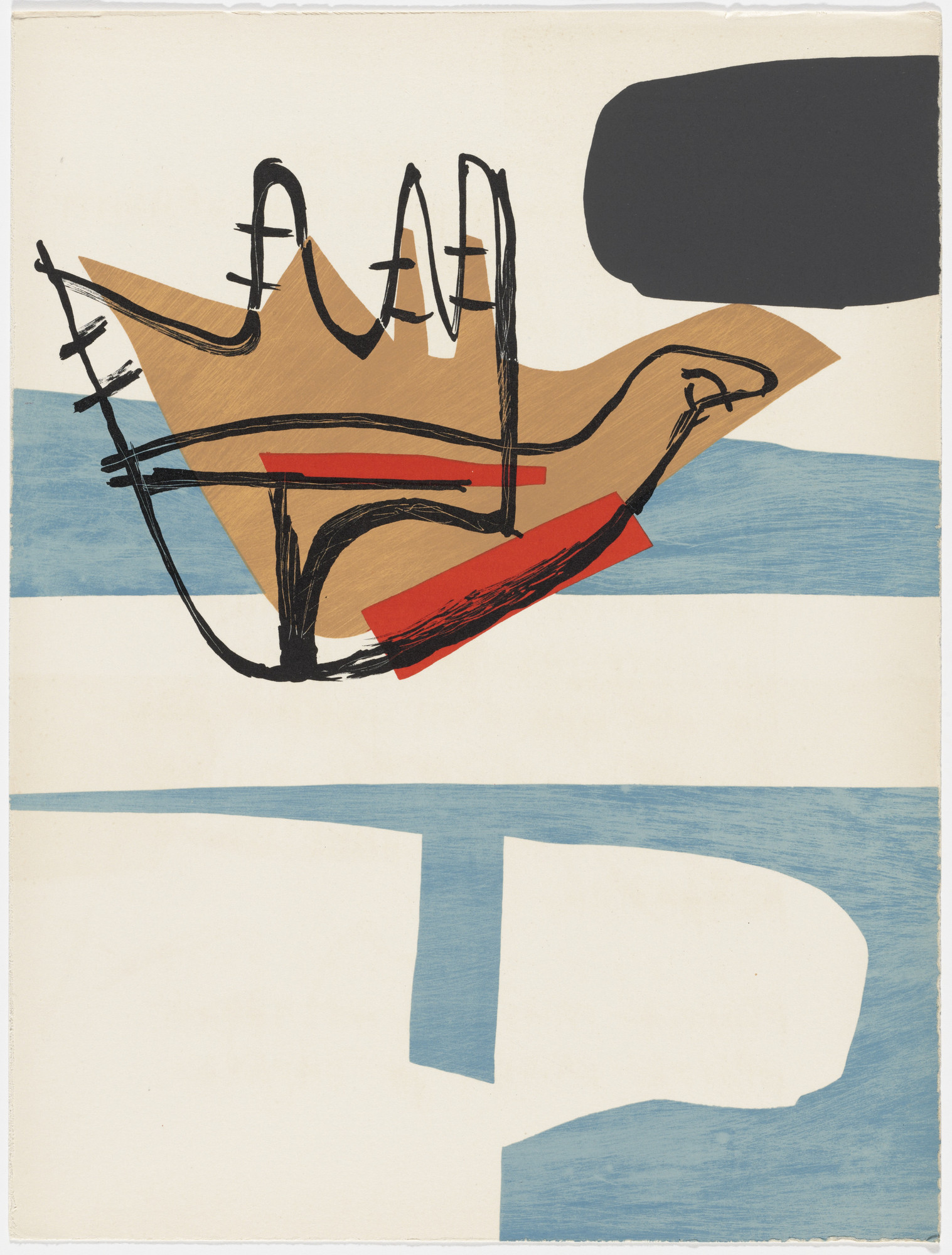 Le Corbusier (Charles-Édouard Jeanneret). Plate (page 145) from Le Poème de l'angle droit ( The Poem of the Right Angle )