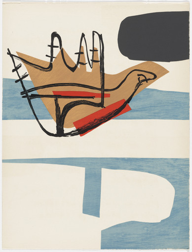 Le Corbusier (Charles-Édouard Jeanneret). Plate (page 145) from Le Poème de l'angle droit ( The Poem of the Right Angle )