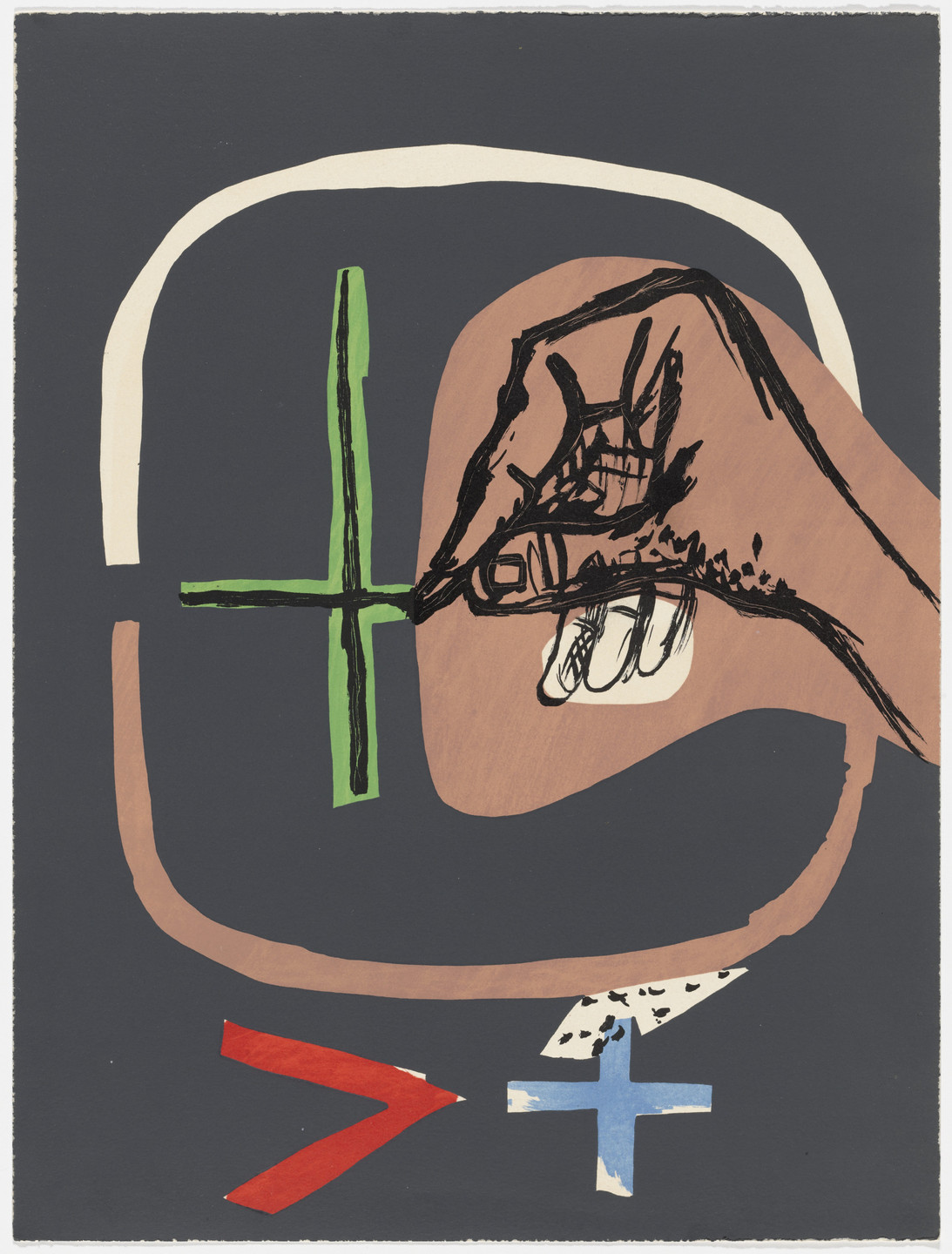 Le Corbusier (Charles-Édouard Jeanneret). Plate (page 151) from Le Poème de l'angle droit (The Poem of the Right Angle). 1947–53, published 1955