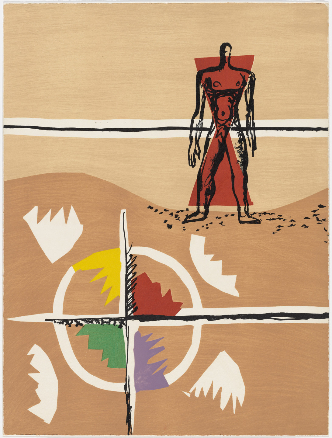 Le Corbusier (Charles-Édouard Jeanneret). Plate (page 31) from Le Poème de l'angle droit (The Poem of the Right Angle). 1947–53, published 1955