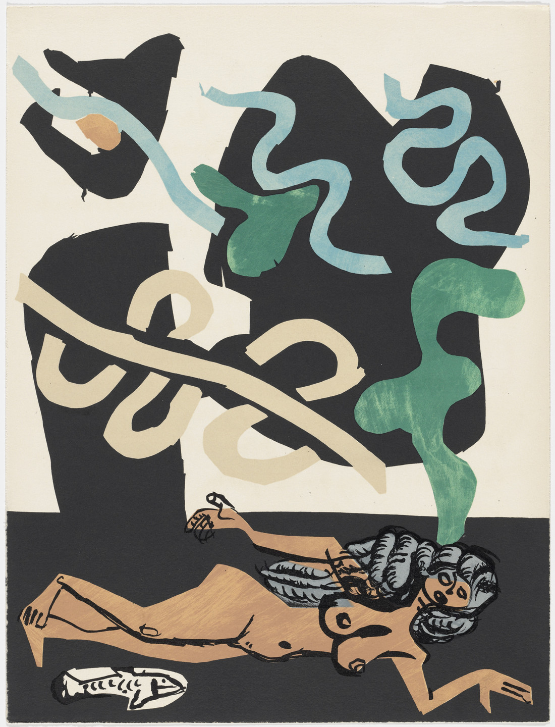 Le Corbusier (Charles-Édouard Jeanneret). Plate (page 41) from Le Poème de l'angle droit (The Poem of the Right Angle). 1947–53, published 1955