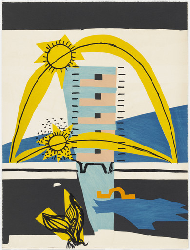 Le Corbusier (Charles-Édouard Jeanneret). Plate (page 69) from Le Poème de l'angle droit ( The Poem of the Right Angle )