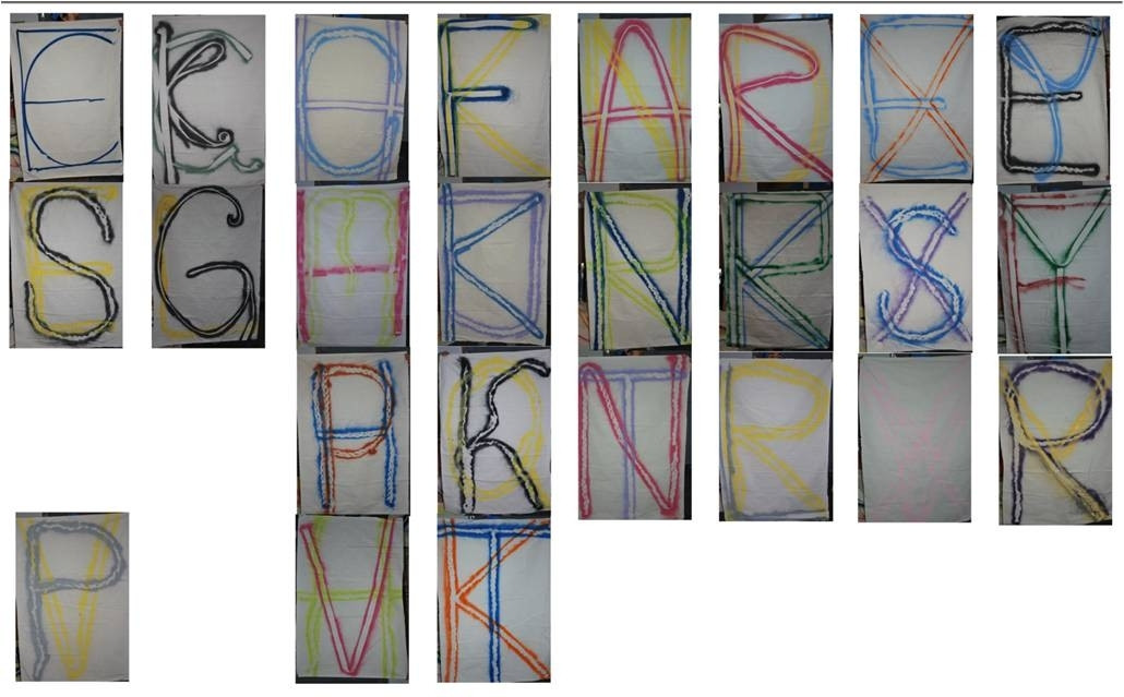 Ei Arakawa, Nikolas Gambaroff. Two-Alphabet Monograms. 2009-10 | MoMA