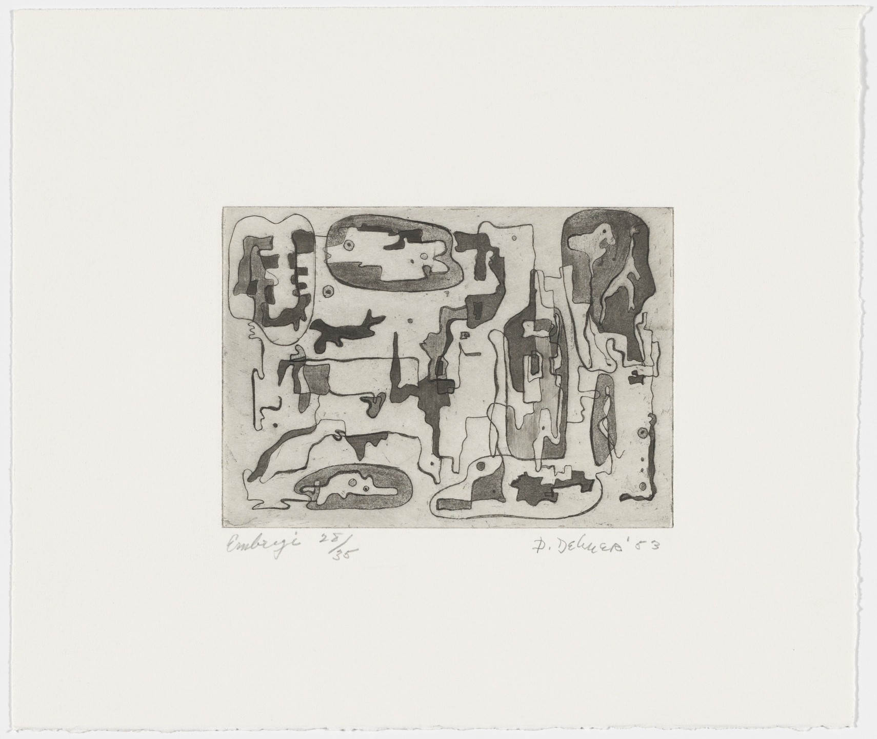 Dorothy Dehner. Embryi. 1953