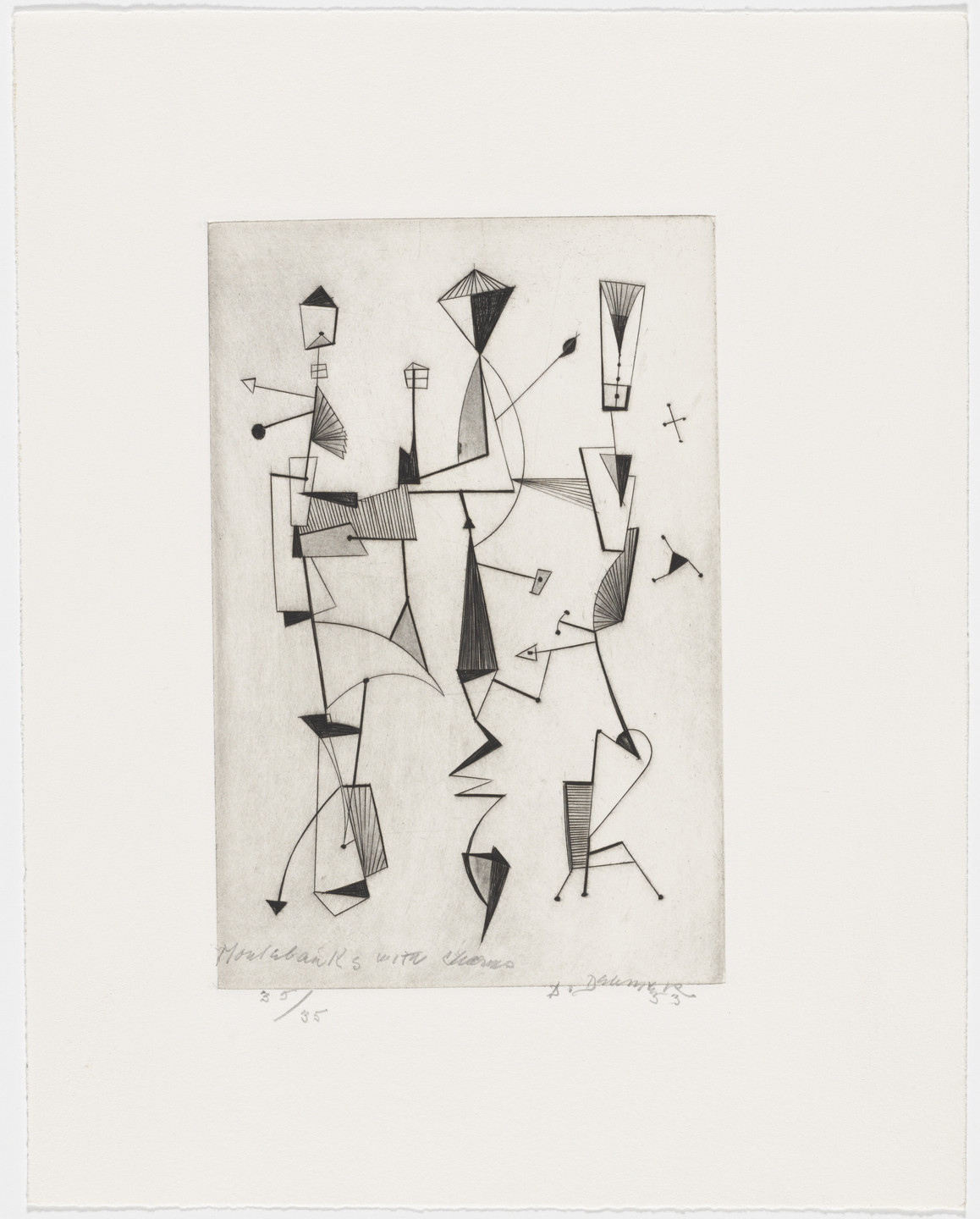 Dorothy Dehner. Montebanks with Charms. 1953