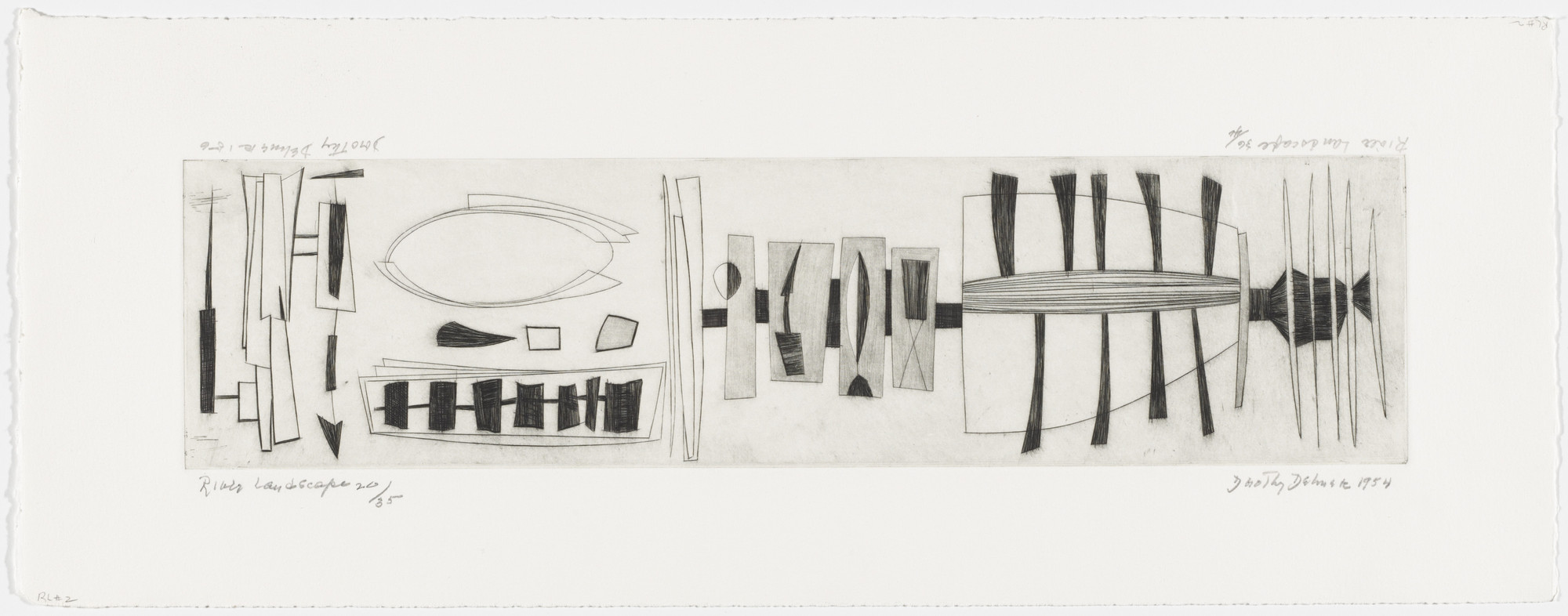 Dorothy Dehner. River Landscape #2