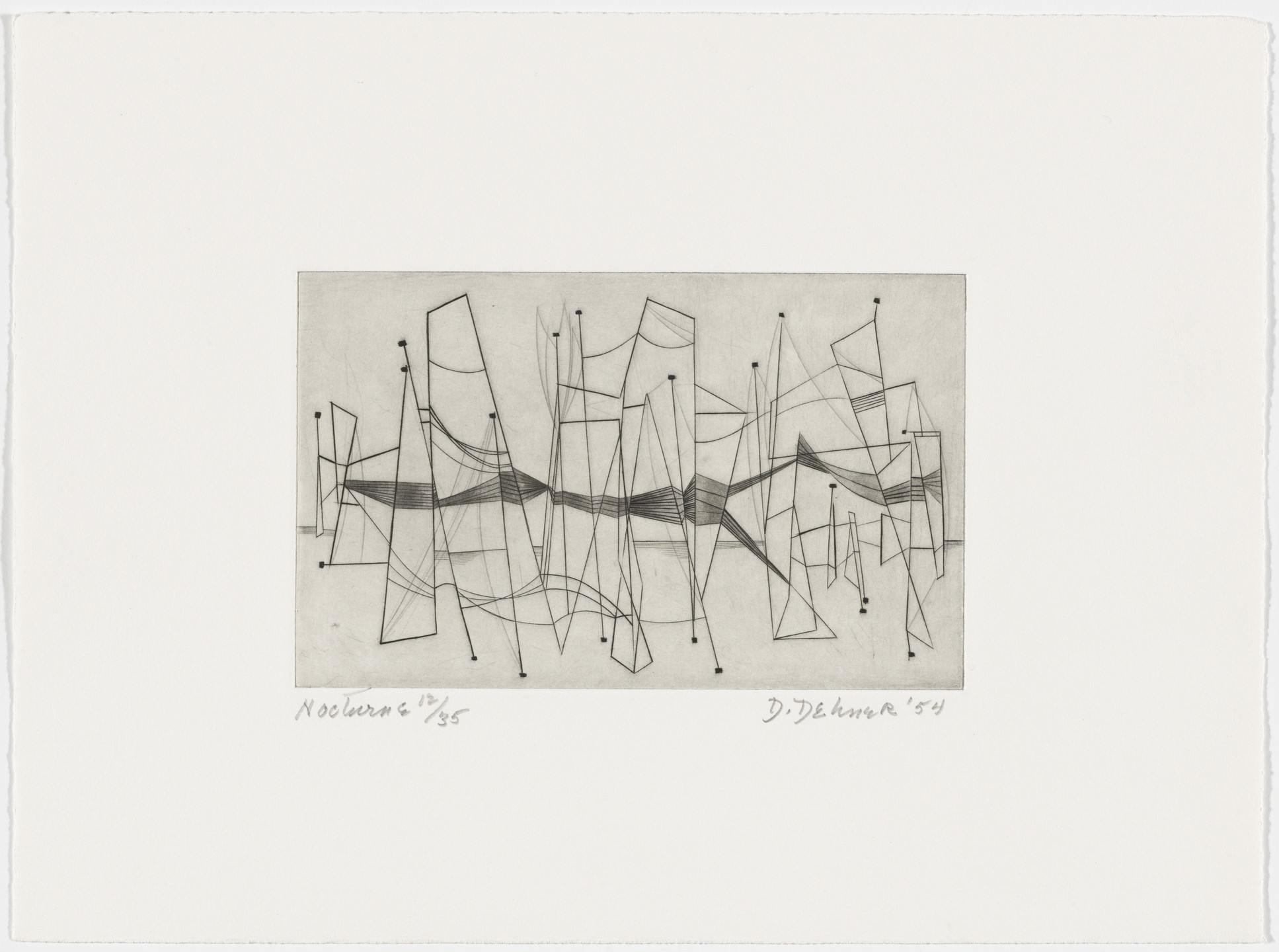 Dorothy Dehner. Nocturne. 1954
