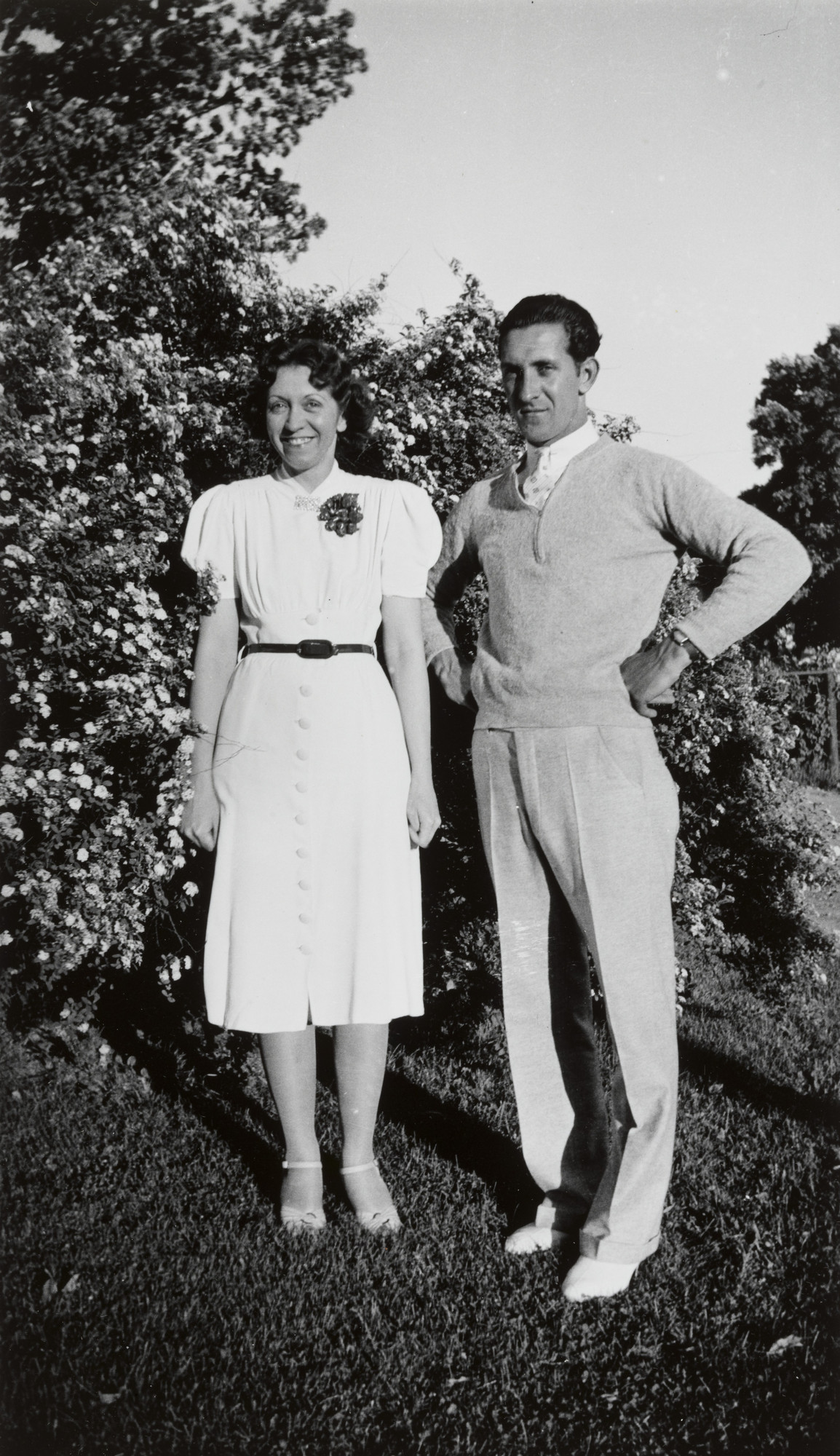 Chester Eisenhuth. Bud Hoffman and His Sister, Helen Kilmer, Millerton, New York