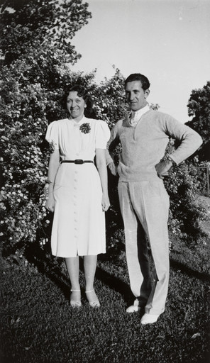 Chester Eisenhuth. Bud Hoffman and His Sister, Helen Kilmer, Millerton, New York