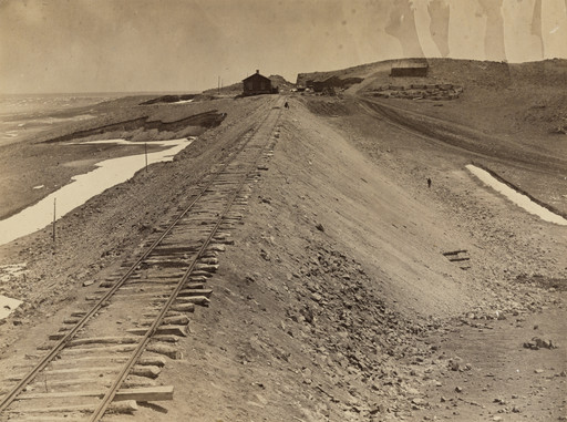 Granite Canyon Embankment in Foreground
