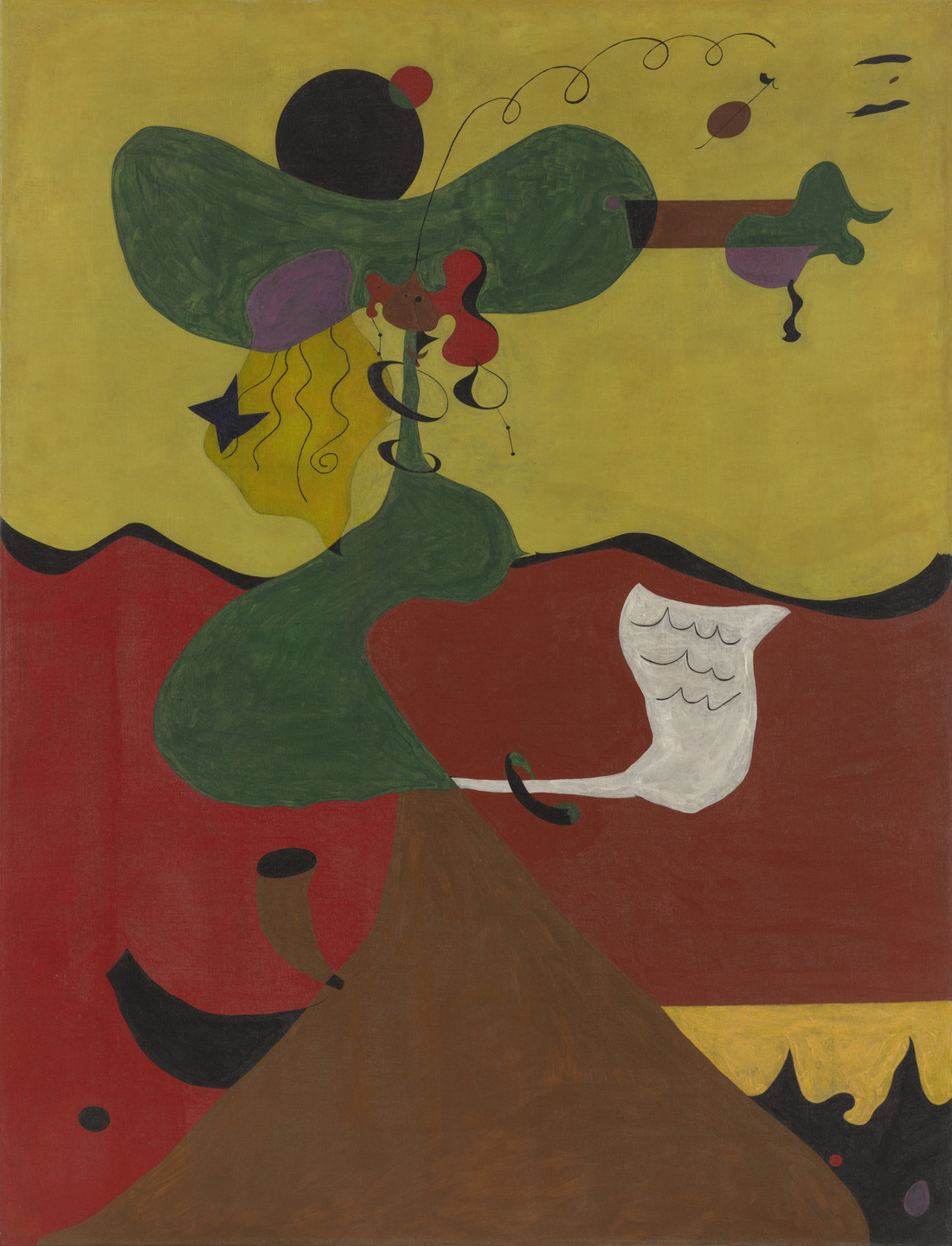 Joan Miró. Portrait of Mistress Mills in 1750. Paris, winter-spring 1929