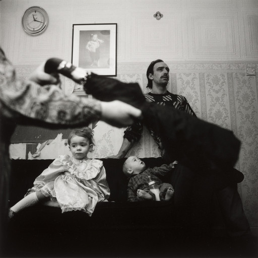 Harry and Children, Sunday Morning, Ullswater Street, Everton, Liverpool