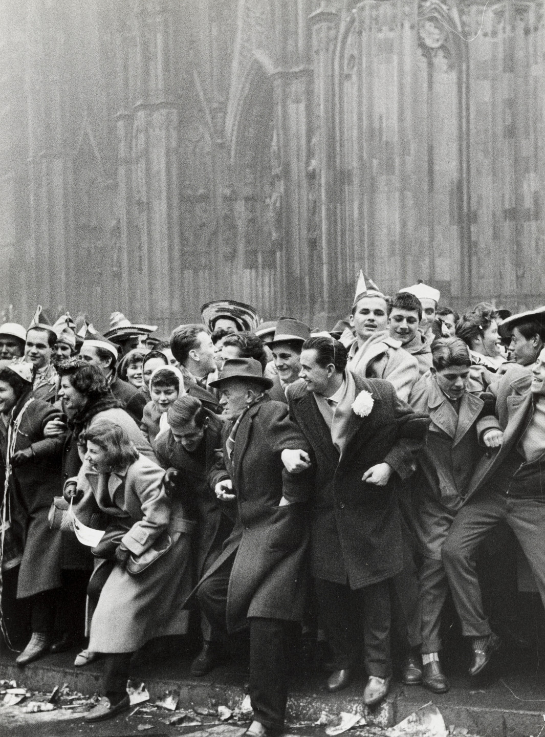 Leonard Freed. Carnival, Cologne, Germany. 1954