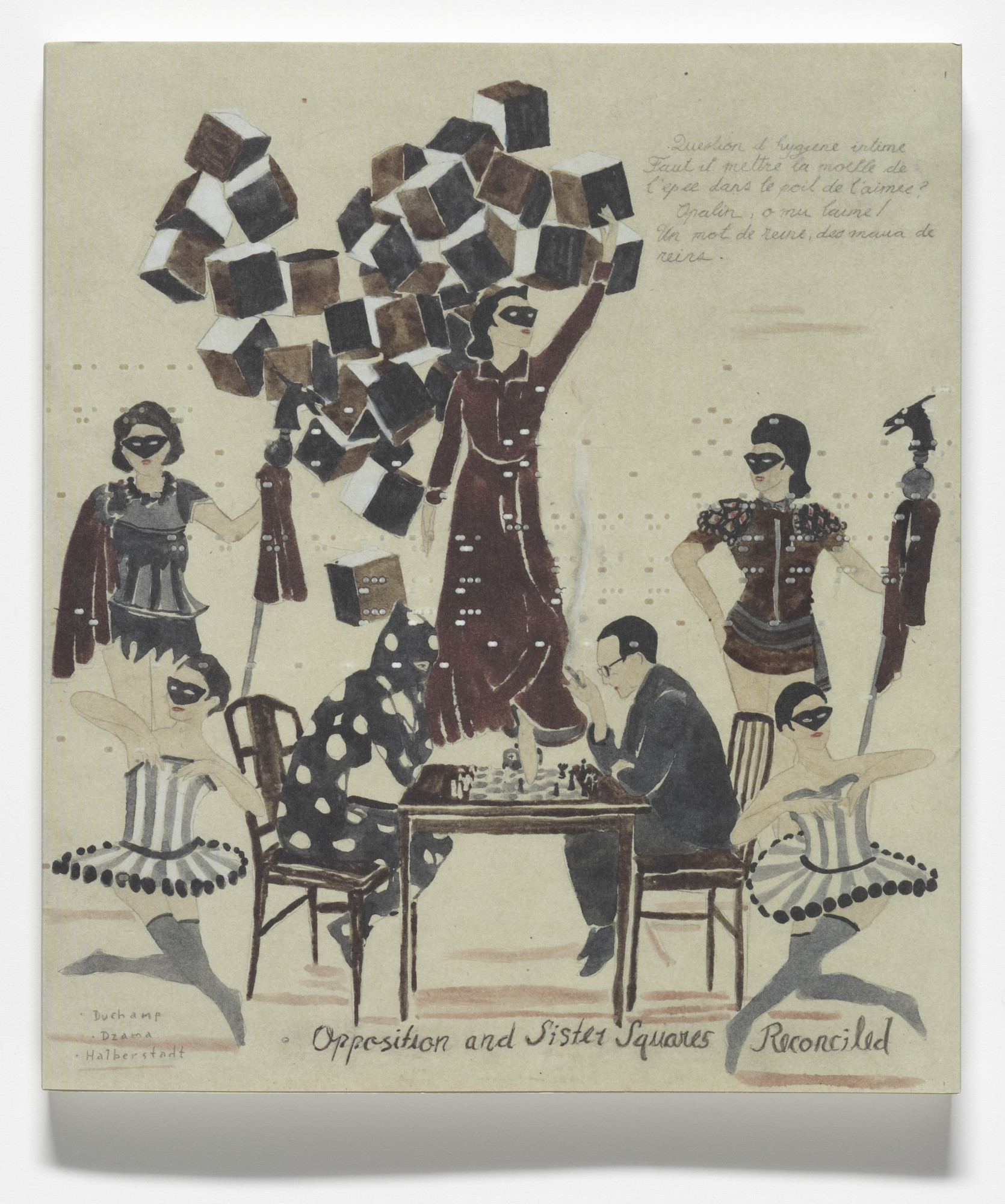 Marcel Dzama. Opposition and Sister Squares Reconciled from the series Ex Libris
