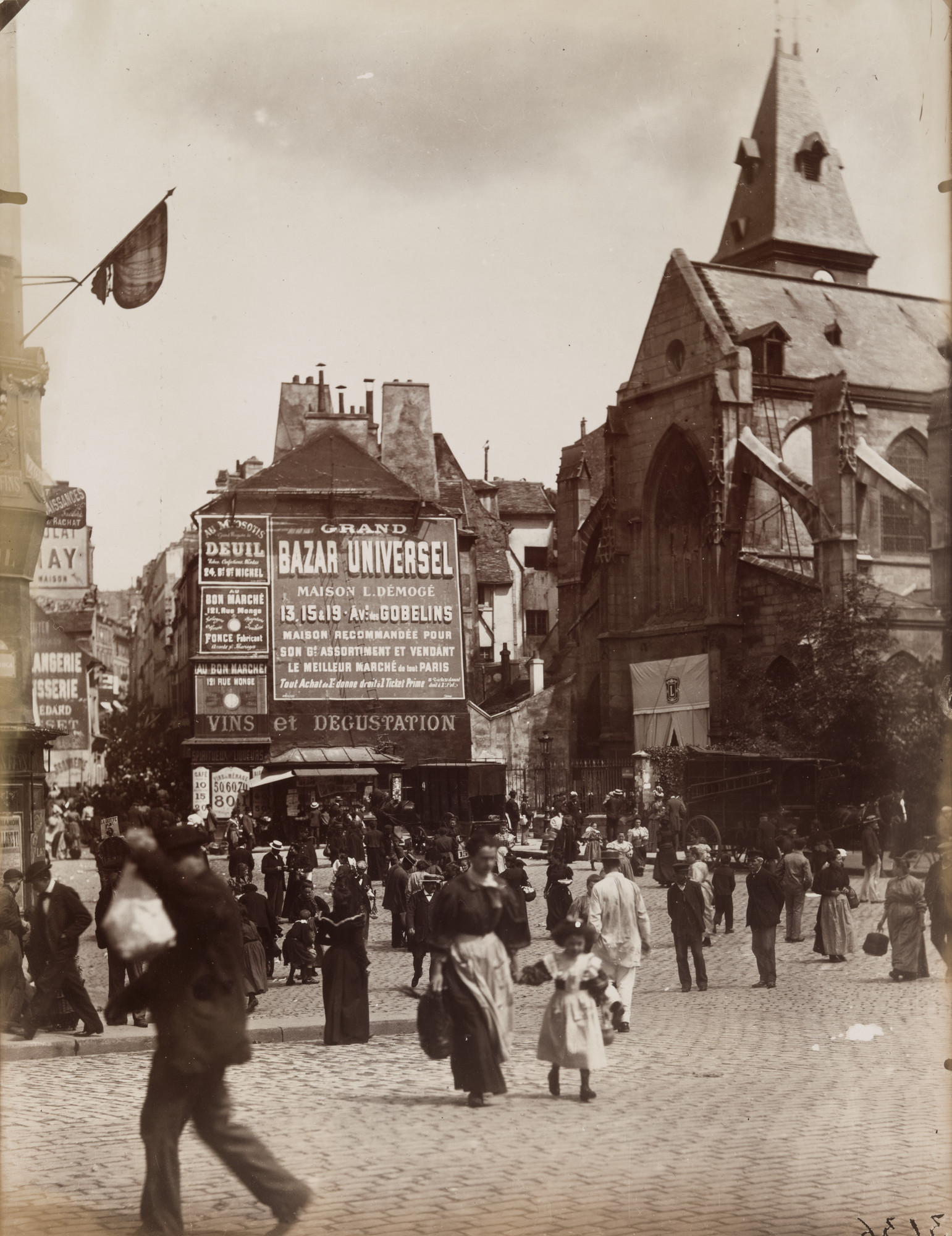 Eugène Atget. Rue Mouffetard