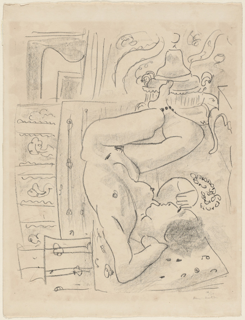 Upside-Down Nude with Stove (Nu renversé au brasero)