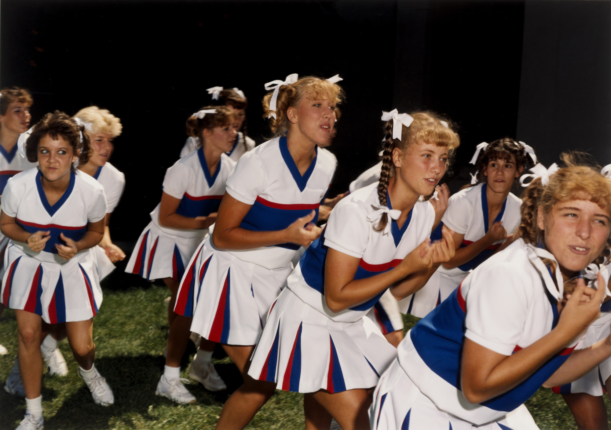 Stephen R. Milanowski. Cheerleaders Drill. 1983