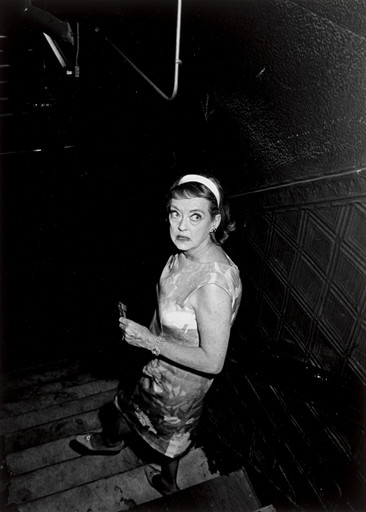 Bette Davis Backstage at the Cheetah Costume Ball at the Electric Circus, New York