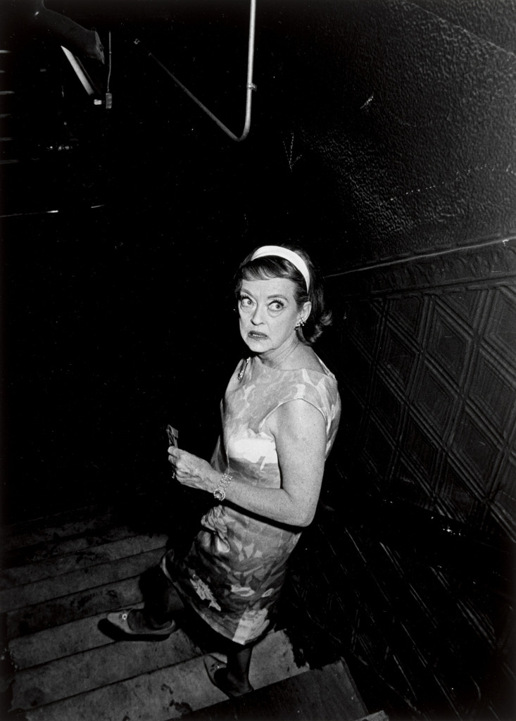 Bette Davis Backstage at the Cheetah Costume Ball at the Electric Circus, New York